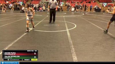 68 lbs Cons. Semi - Jacob Puma, Neighborhood WC vs Talon McMillen, Donahue WA