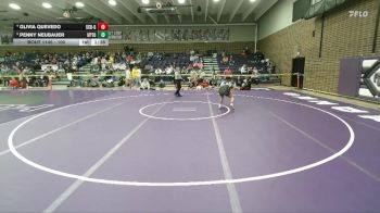 100 lbs Quarterfinal - Penny Neubauer, Upton vs Olivia Quevedo, Scottsbluff Girls