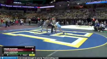 126 lbs Quarterfinal - Frank Ruether, Father Tolton Regional Catholic vs Noah Gonzalez, St. Pius X (Kansas City)