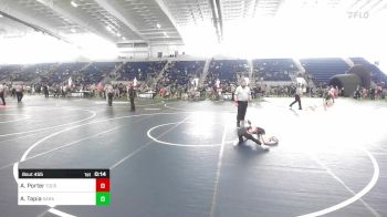 61 lbs Semifinal - Avery Porter, Tucson Pride WC vs Andres Tapia, Garage Crew