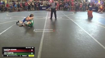 60 lbs Quarterfinal - Easton Gowin, Mat Rats vs Ian Martin, Anna Youth Wrestling