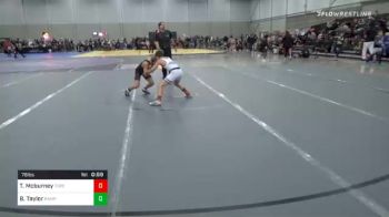 76 lbs Consolation - Taber Mcburney, Topeka Blue Thunder vs Blake Taylor, Rampage