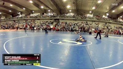 80 lbs Cons. Round 3 - Wyatt England, Seneca Youth Wrestling Club-AAA vs Bobby Parker, Ste. Genevieve Youth Wrestling Club-AAA