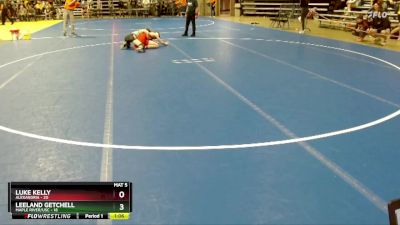 140 lbs 5th Place Match - Luke Kelly, Alexandria vs Leeland Getchell, Maple River/USC