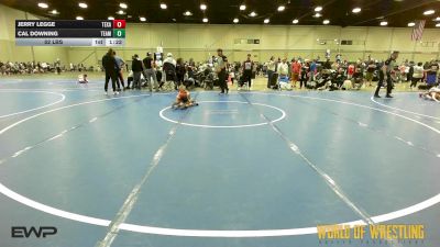 52 lbs Quarterfinal - Jerry Legge, Texas Top Team 9u vs Cal Downing, Team Danger 9U