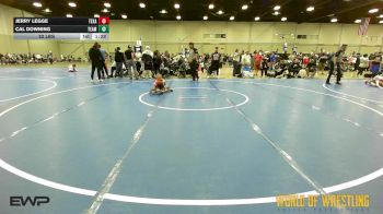 52 lbs Quarterfinal - Jerry Legge, Texas Top Team 9u vs Cal Downing, Team Danger 9U