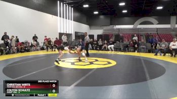 95 lbs Placement Matches (8 Team) - Christian Wirts, Team 922 (OH-PA) vs Colton Schultz, Short Time