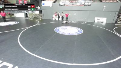 58 lbs 7th Place Match - Weston Manuel, Wrightwood Wrestling Club vs Aiden Ibarra, Marvel Wrestling Academy