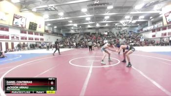 126 lbs Cons. Round 3 - Dariel Contreras, Sahuarita High School vs Jackson Arnau, Mica Mountain