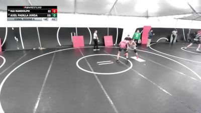 132 lbs Cons. Round 6 - Axel Padilla Jorda, Unattached vs Kai Randolph, Manhattan Beach