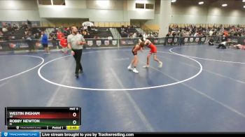 92 lbs Cons. Round 4 - Robby Newton, RI vs Westin Ingham, WI