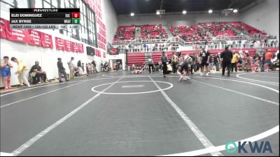 126-132 lbs Semifinal - Elei Dominguez, Elk City vs Jax Byrge, Weatherford Youth Wrestling