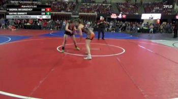 130 lbs Cons. Round 2 - Rayne Emmett, Stillwater Gladiators vs Sierra McGreevey, Ronan Wrestling
