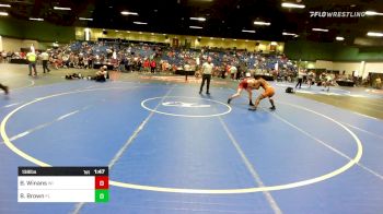 138 lbs Consi Of 64 #1 - Bryan Winans, WI vs Brinalli Brown, FL