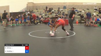 57 kg Consi Of 16 #1 - Bryce White, Team Tennessee vs Olivia Mottley, Team Texas