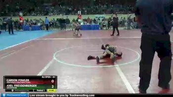 43 lbs Cons. Round 2 - Axel Freudenberger, Woodward vs Carson Fowler, Ada Eagle Fang Wrestling