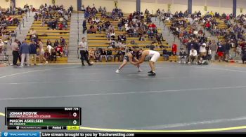 197 lbs Cons. Round 1 - Mason Askelsen, MS-Mankato vs Johan Rodvik, Ridgewater Community College