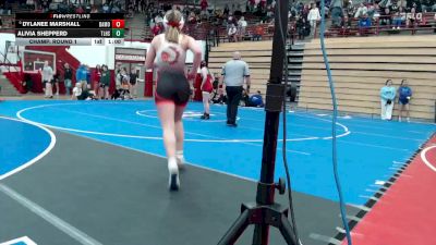 140 lbs Champ. Round 1 - Dylanee Marshall, Terre Haute North vs Alivia Shepperd, Twin Lakes High School
