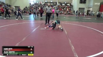 55 lbs Cons. Round 5 - Jude Hess, Alpha Elite vs Rush Griffin, Techfall Wrestling Club