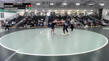 215 lbs Cons. Round 3 - Bryce Notz, Open Mats vs Dakarai Melcher, SlyFox Wrestling Academy