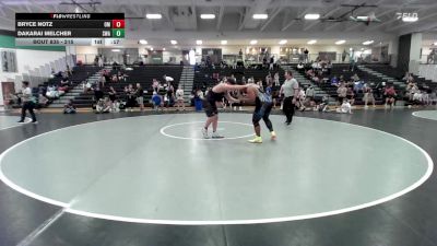 215 lbs Cons. Round 3 - Bryce Notz, Open Mats vs Dakarai Melcher, SlyFox Wrestling Academy