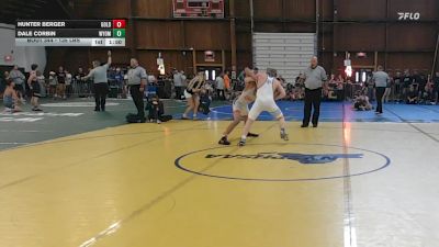135 lbs Quarterfinal - Hunter Berger, Golden Backs Mtc vs Dale Corbin, Wyoming Seminary