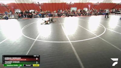 82 lbs Cons. Round 1 - Adrian Serrano, Sussex Sabercats Wrestling Club vs Tanner Kadlec, Wisconsin