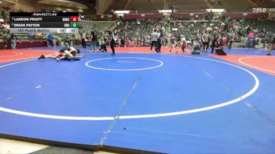 152 lbs 1st Place Match - Brian Patton, Greenwood Wrestling Academy vs Landon Pruitt, Beebe Badgers Wrestling Club