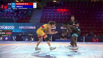 57 kg 1/8 Final - Giullia Rodrigues Penalber De Oliveira, Brazil vs Sophia Ayieta, Kenya