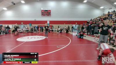 55-58 lbs Round 4 - Austin Te Winkle, Wiggins Youth WC vs Kolbe Kennedy, Eaton Reds WC