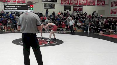 150 lbs 3rd Place - James Marcellus, Spaulding vs Jackson Ladd, St. Johnsbury