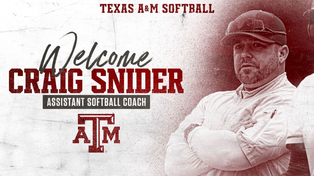 Craig Snider Hired As Texas A&M Assistant Softball Coach