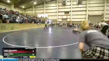 100 lbs Cons. Round 5 - Izzie Brunson, Slam Academy vs Emily Ball, Syracuse