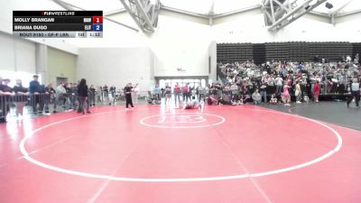 Semifinal - Molly Brangan, Misfits Girls Wrestling vs Briana Dugo, Elite NJ