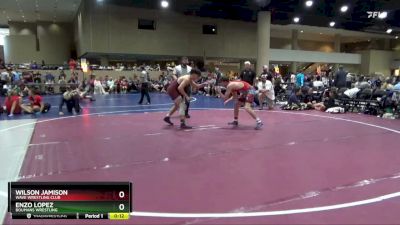 144 lbs Cons. Round 4 - Wilson Jamison, Wave Wrestling Club vs Enzo Lopez, Boumans Wrestling