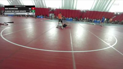 157 lbs Round 1 (8 Team) - Ben Rodriguez, Brainerd vs Illinois Top Dawg Athlete, Lodi