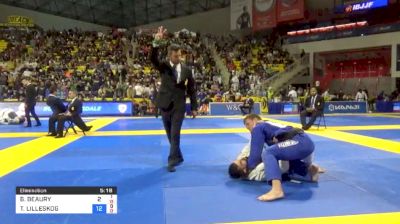 BRIAN BEAURY II vs TOMMY LILLESKOG LANGAKER 2019 World Jiu-Jitsu IBJJF Championship