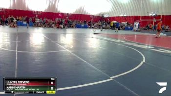 132 lbs Round 3 (4 Team) - Kadin Martin, Pequot Lakes/Pine River Backus vs Hunter Stevens, Iowa Grant/Highland