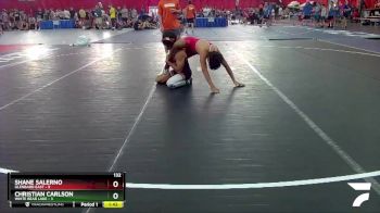 132 lbs Round 3 (4 Team) - Christian Carlson, White Bear Lake vs Shane Salerno, Glenbard East