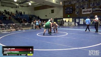 285 lbs Cons. Round 3 - Saul De Leon, Alta Loma vs Andrew Figueroa, Bonita