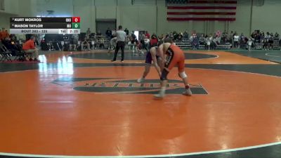 125 lbs Cons. Semi - Kurt Mokros, Ohio Northern vs Mason Taylor, Mount Union