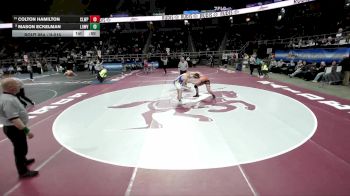 II-215 lbs Cons. Round 4 - Mason Eckelman, Lowville vs Colton Hamilton, Chautauqua Lake/Westfield/Panama