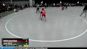 80-85 lbs Semifinal - Piper Fields, Pack 732 Wrestling Academy vs Adison Schlotfeld, Nebraska Wrestling Academy