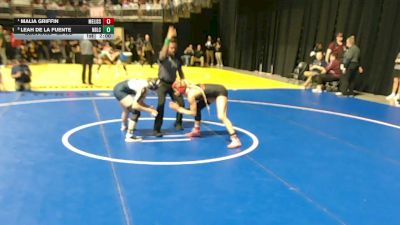 5A 125 lbs Quarterfinal - Malia Griffin, Melissa vs Leah De La Fuente, New Braunfels Long Creek