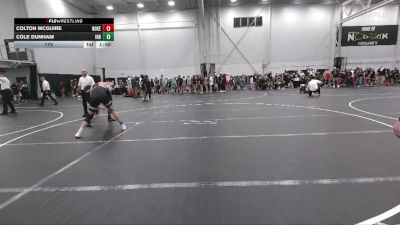 175 lbs Round 1 (6 Team) - Cole Dunham, Iron Horse Blue vs Colton McGuire, Noke Wrestling RTC