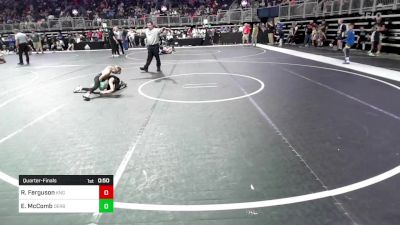 55 lbs Quarterfinal - Ryland Ferguson, King Select vs Eli McComb, Derby Wrestling Club