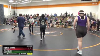 185-195 lbs Round 3 - Norah Harris, Burlington vs Aya Adam, Iowa City West