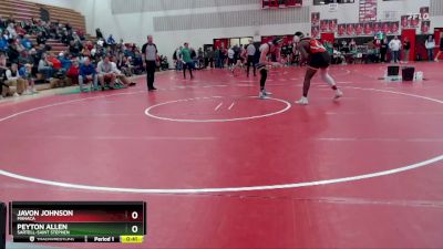 215 lbs Cons. Round 5 - Javon Johnson, MAHACA vs Peyton Allen, Sartell-Saint Stephen