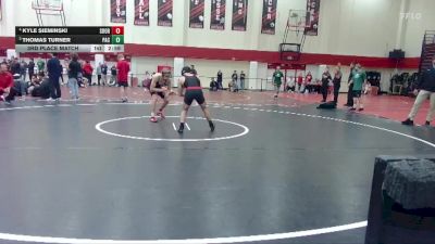 125 lbs 3rd Place Match - Thomas Turner, Pacific (OR) vs Kyle Sieminski, Southern Oregon
