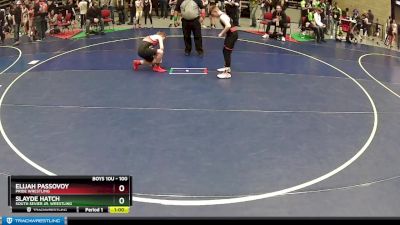 100 lbs Cons. Round 2 - Slayde Hatch, South Sevier Jr. Wrestling vs Elijah Passovoy, Pride Wrestling